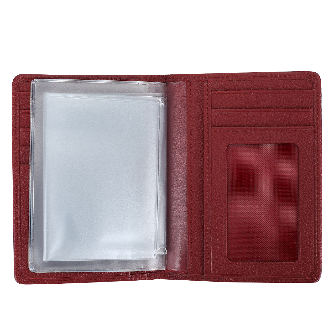 Обложка для автодокументов из зернистой кожи Neri Karra 