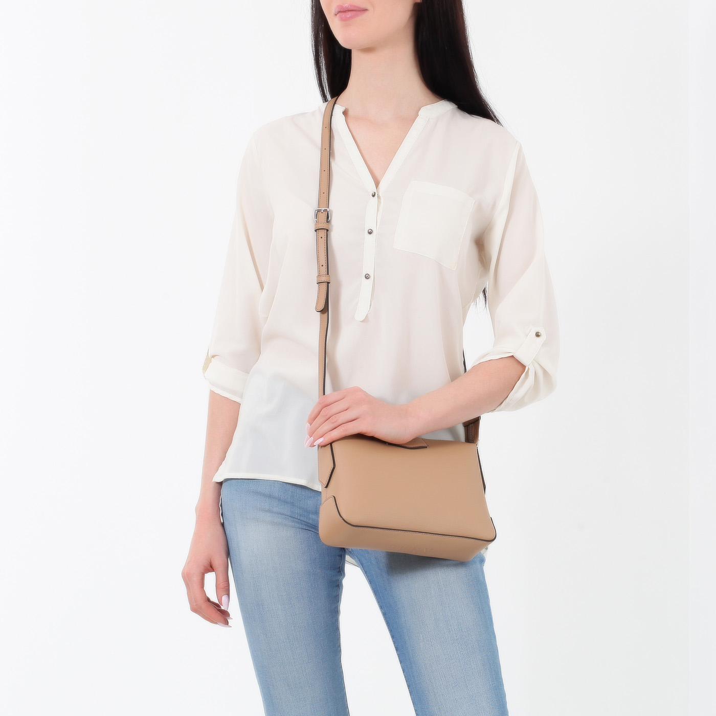 Сумочка из кожи DKNY Sullivan