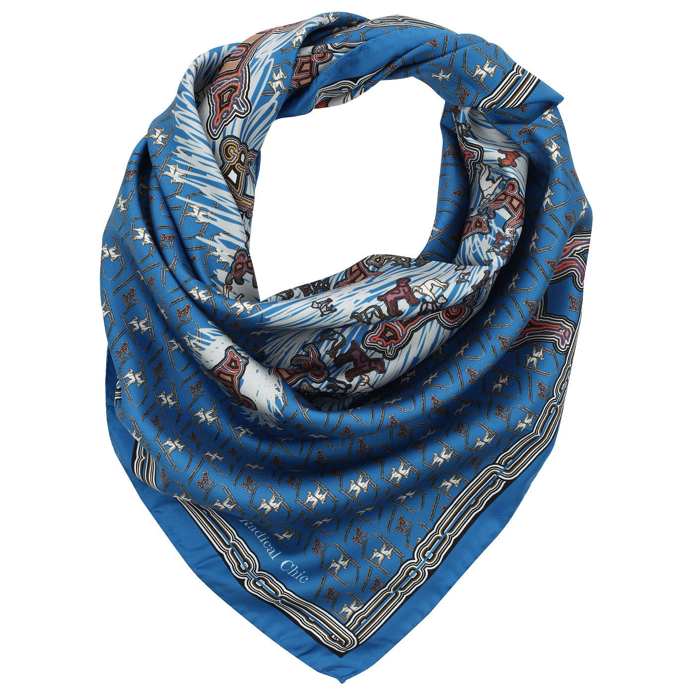 Шелковый платок Radical Chic Click