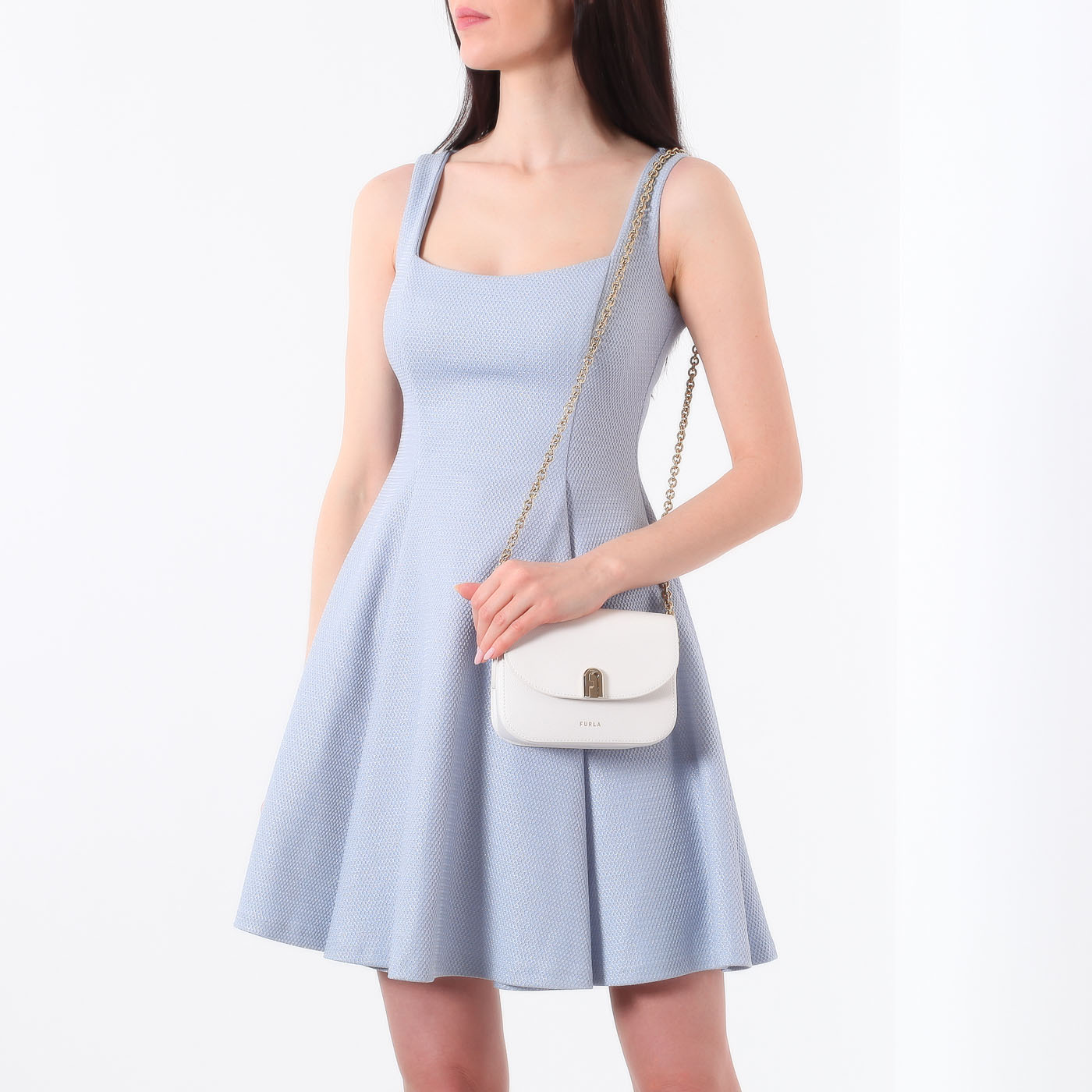 Кожаная сумка на магнитной кнопке Furla 1927