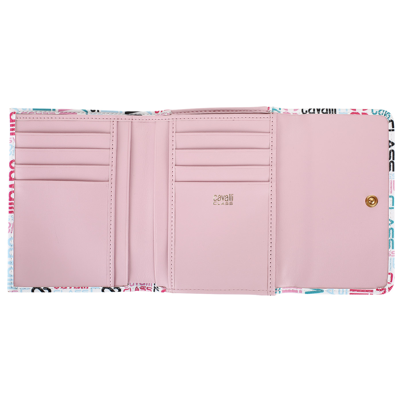 Портмоне с принтом Cavalli Class Spring Signature