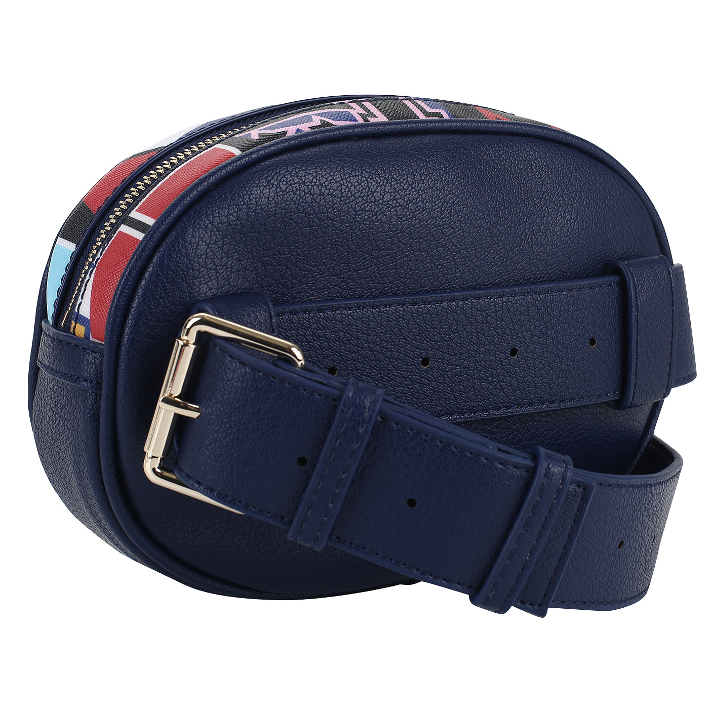 Овальная поясная сумочка Love Moschino Graphic Alphabet