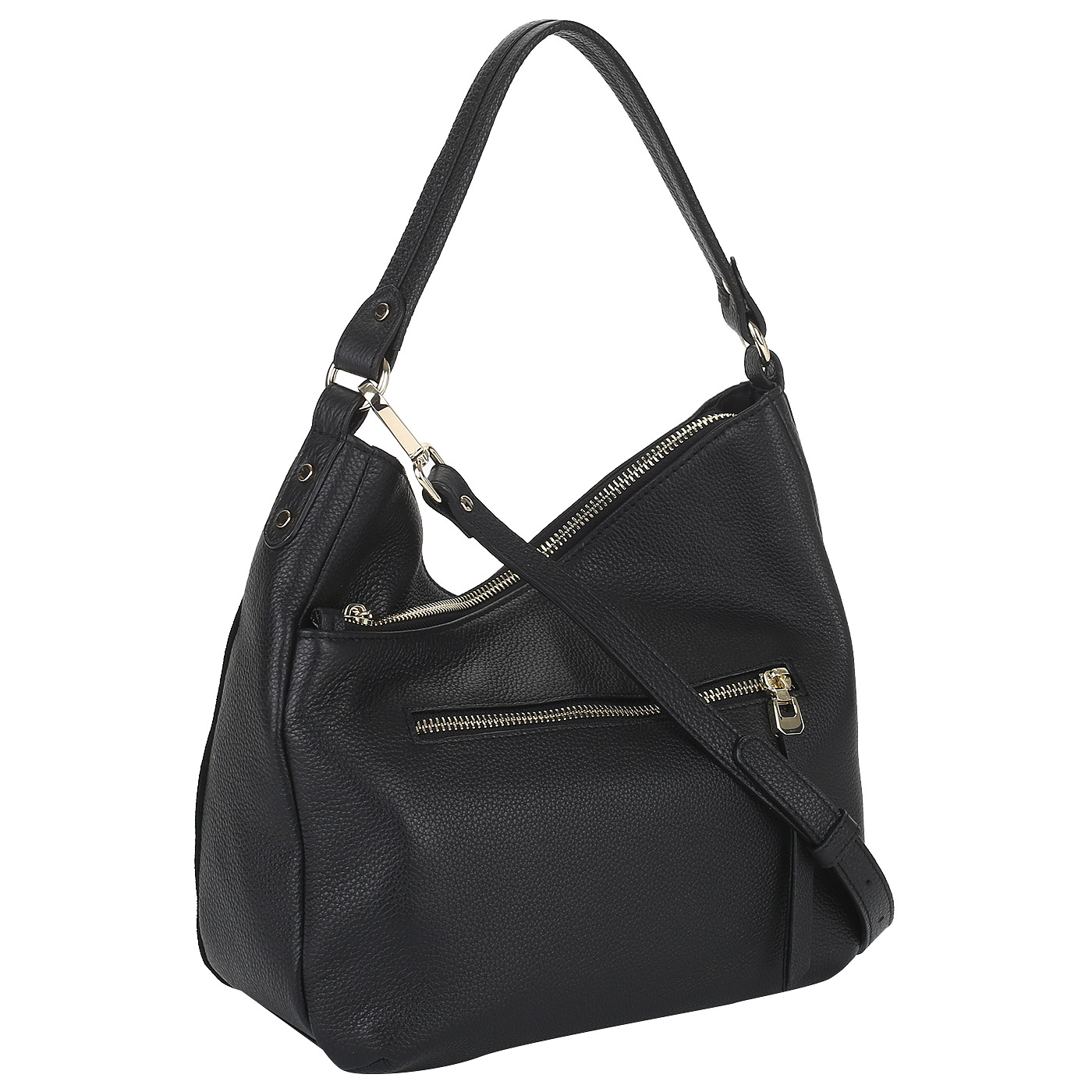 Сумка-хобо Aurelli Suede