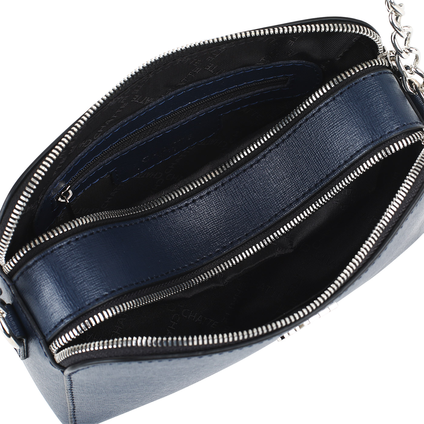 Сафьяновая сумочка с двумя отделами Chatte 