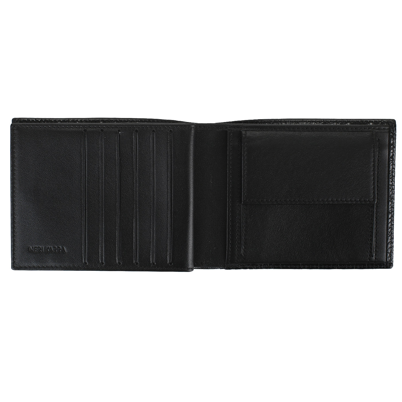 Портмоне с отделкой под кожу крокодила Neri Karra 