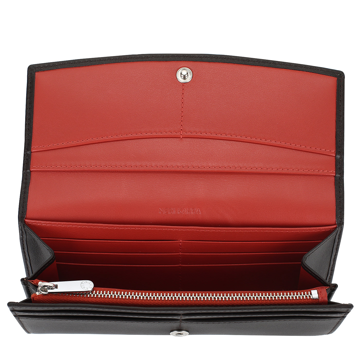 Портмоне из гладкой кожи Neri Karra 