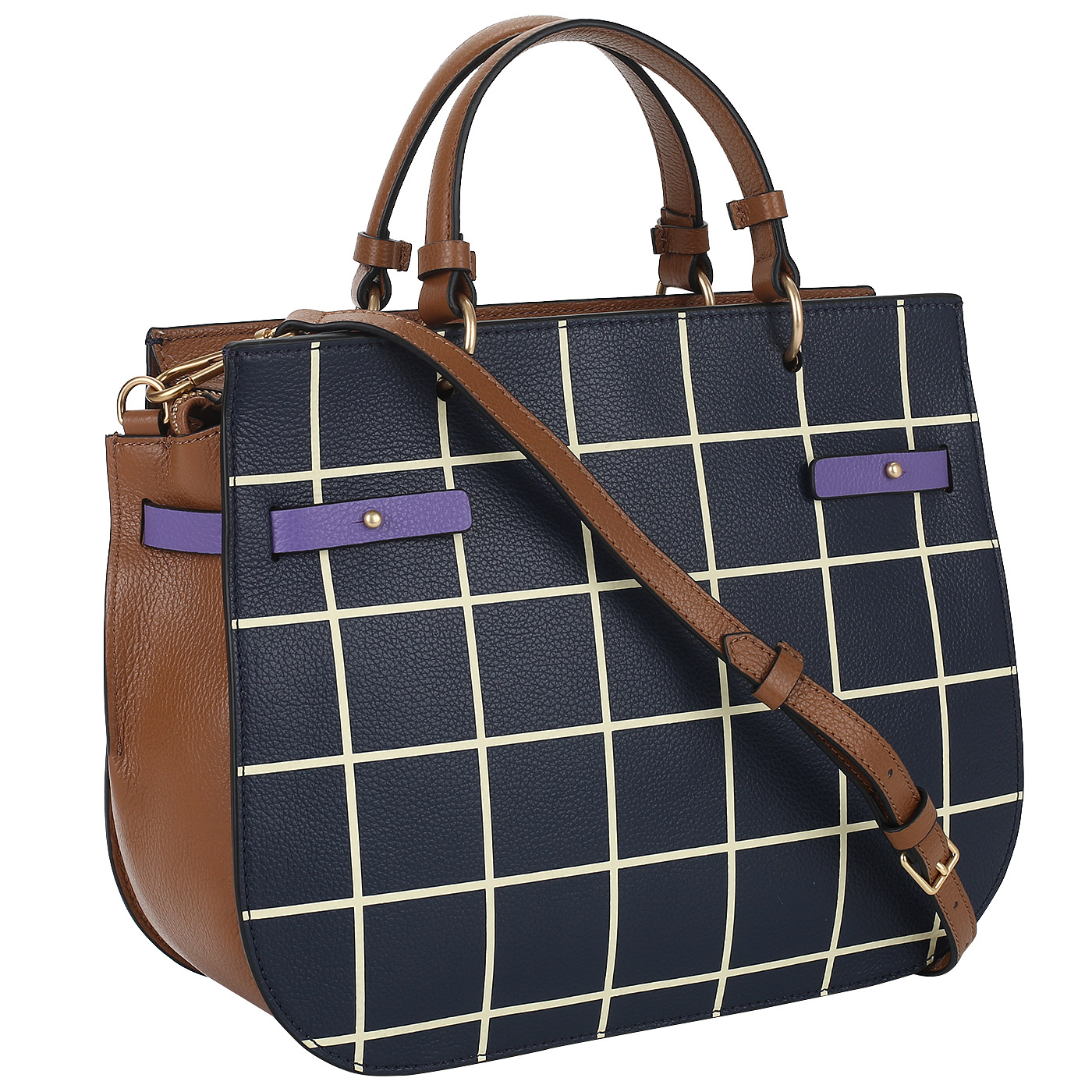 Кожаная сумка с ремешком Coccinelle Didi Tiles Print