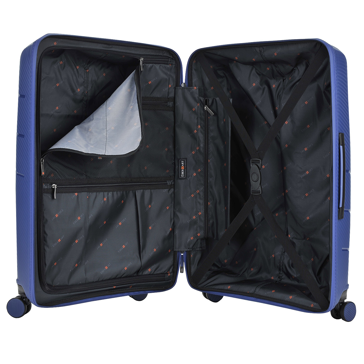 Чемодан средний M из полипропилена с кодовым замком Eberhart Vortex