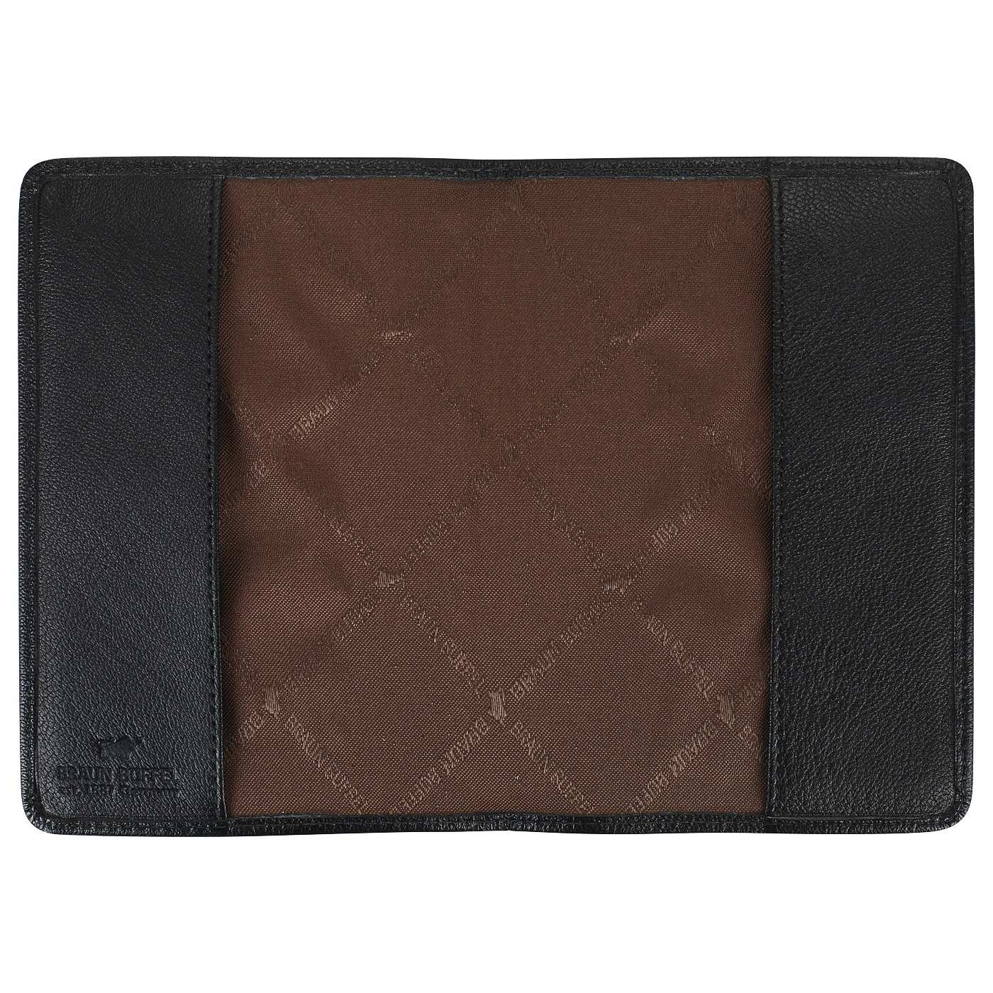 Обложка для паспорта из черной кожи Braun Buffel Soave