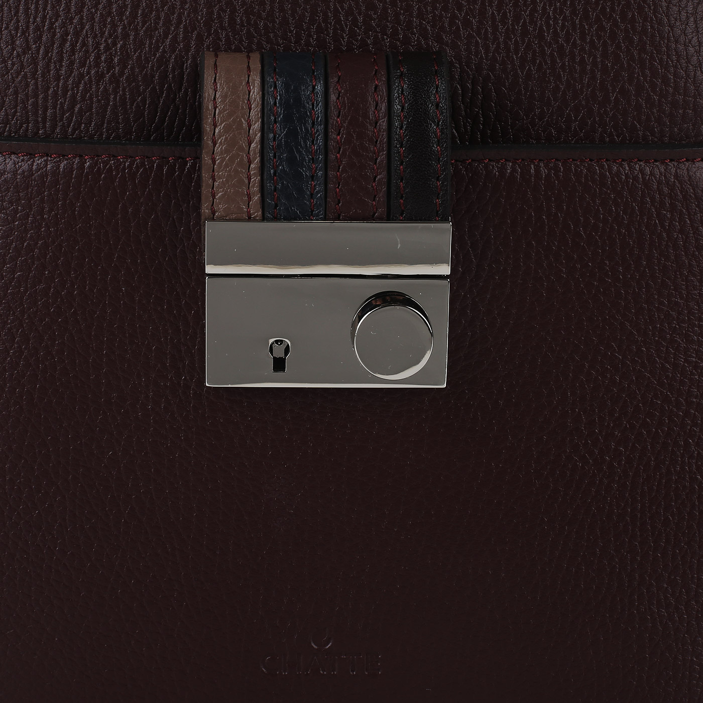 Бордовый рюкзак на двойной молнии Chatte 