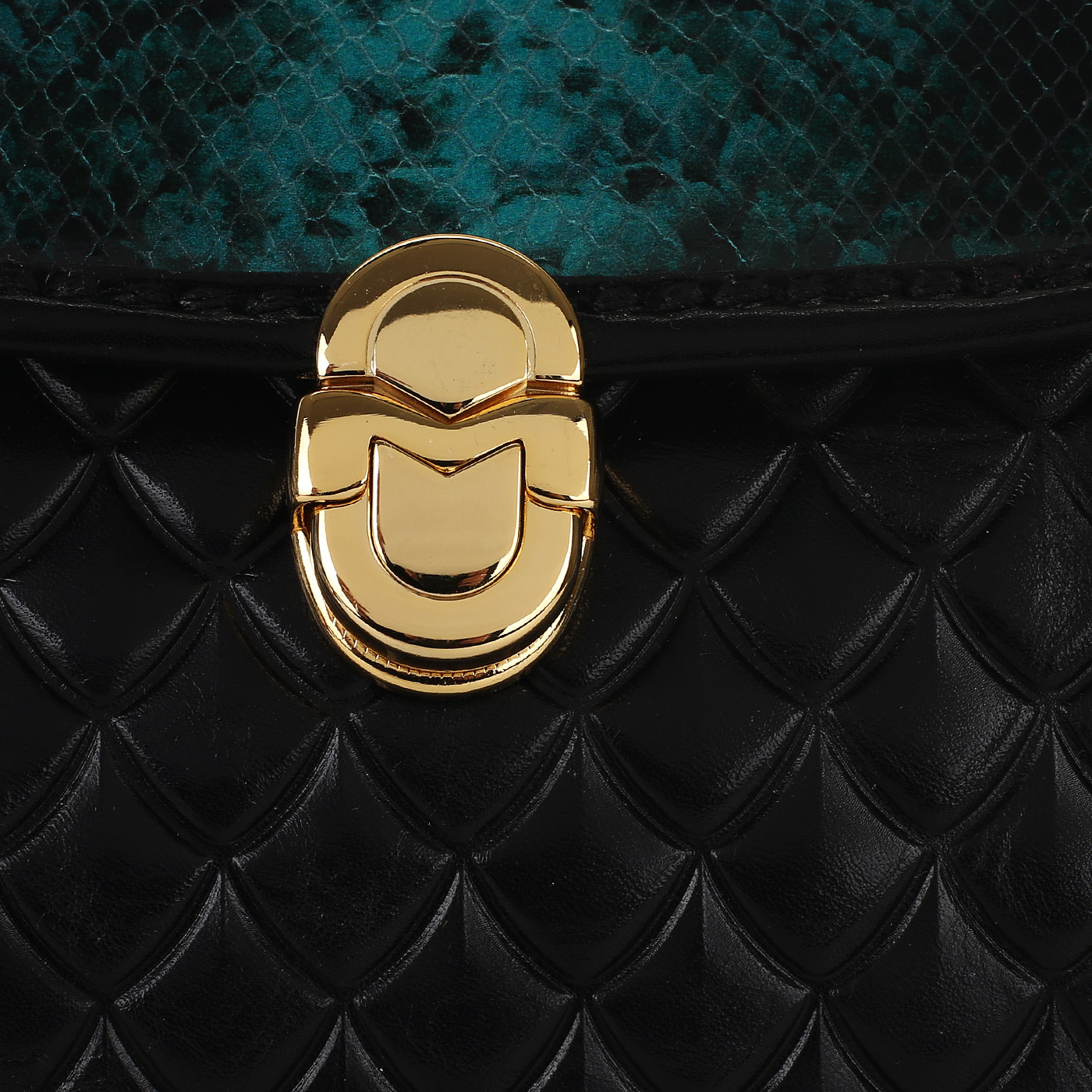 Сумка из комбинированной кожи Marino Orlandi 