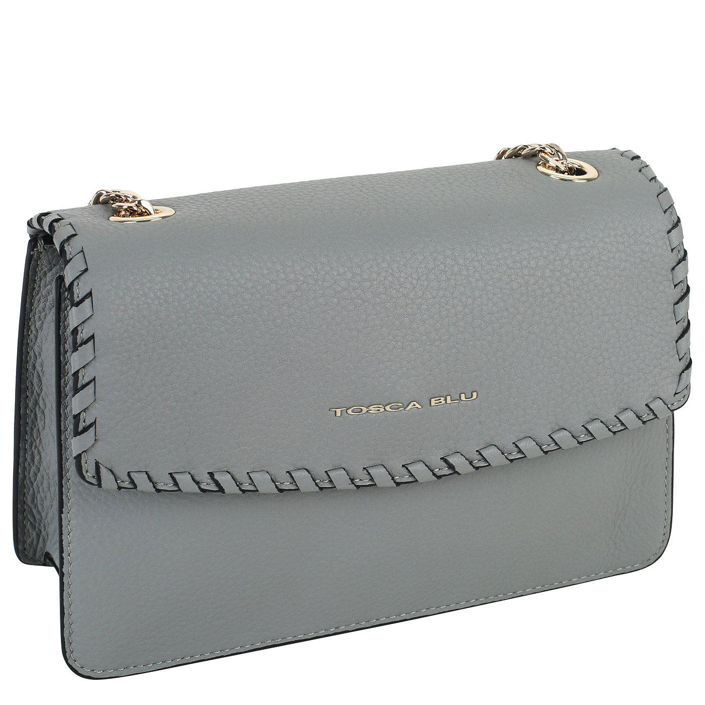 Кожаная сумка с цепочкой Tosca Blu Peonia