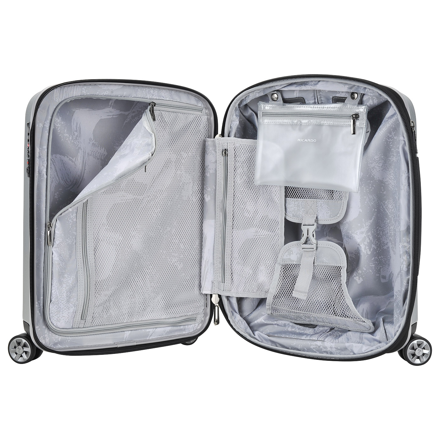 Чемодан маленький S из поликарбоната с кодовым замком Ricardo Beverly Hills Rio Dell