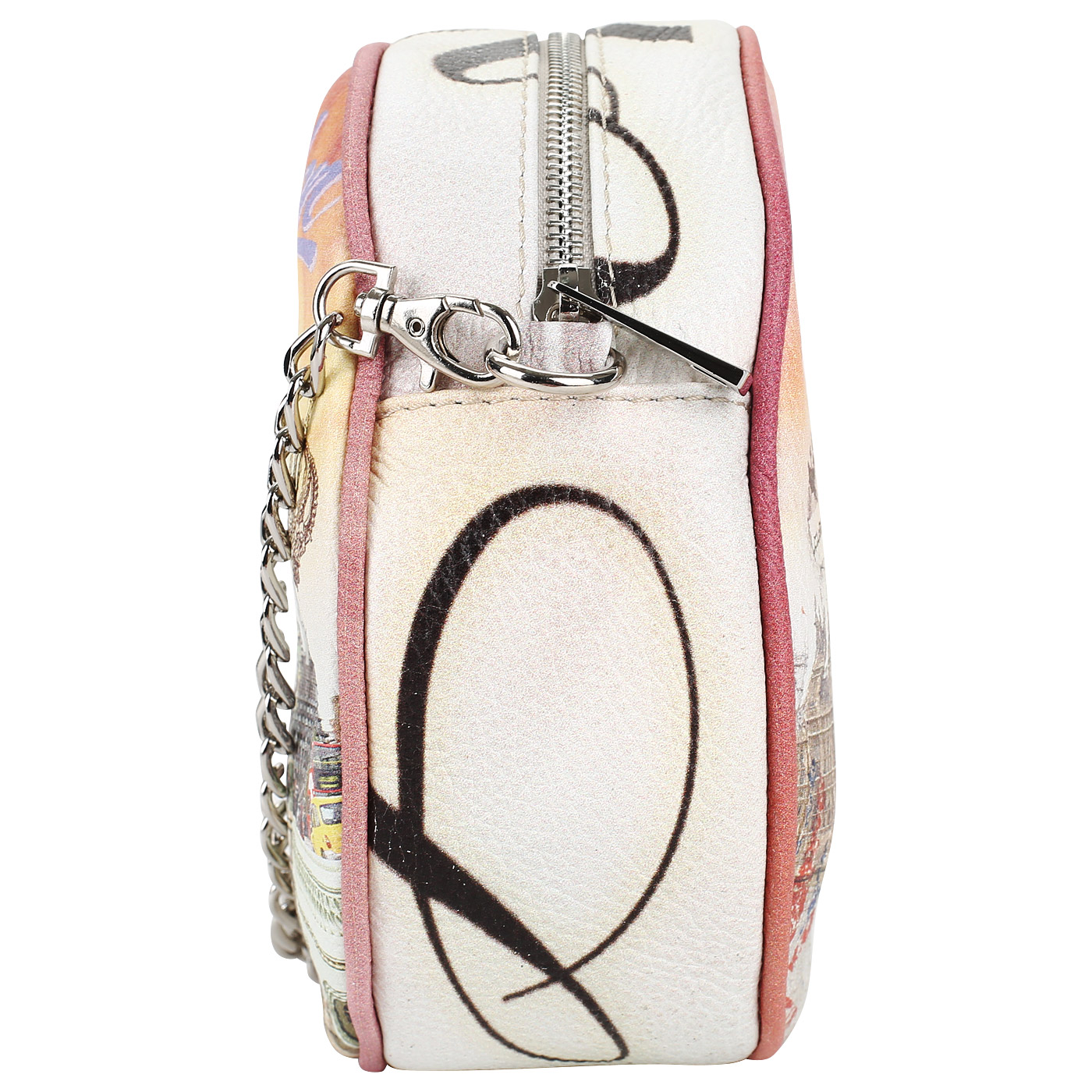 Круглая кожаная сумочка Acquanegra London