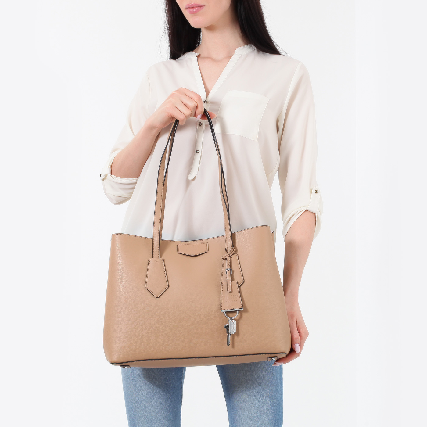 Кожаная сумка-тоут DKNY Sullivan