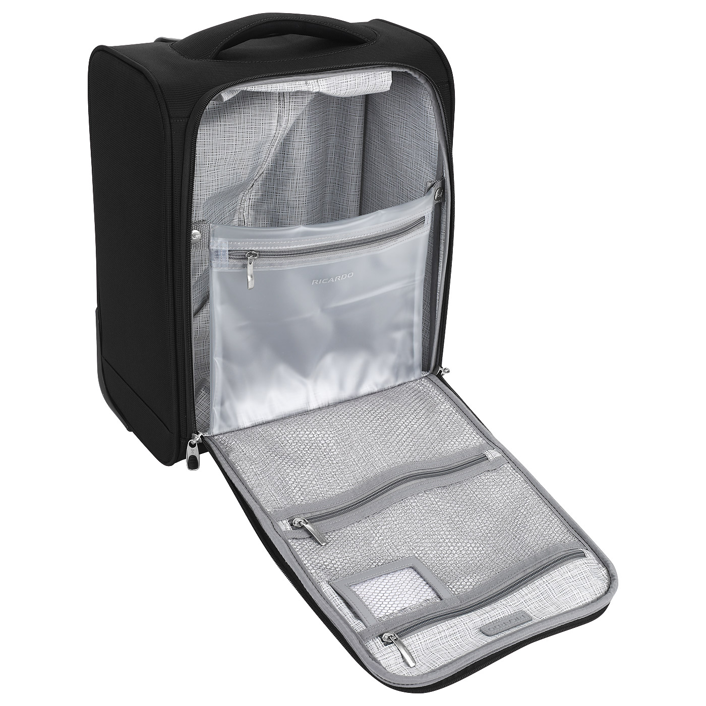 Чемодан маленький S тканевый Ricardo Seahaven