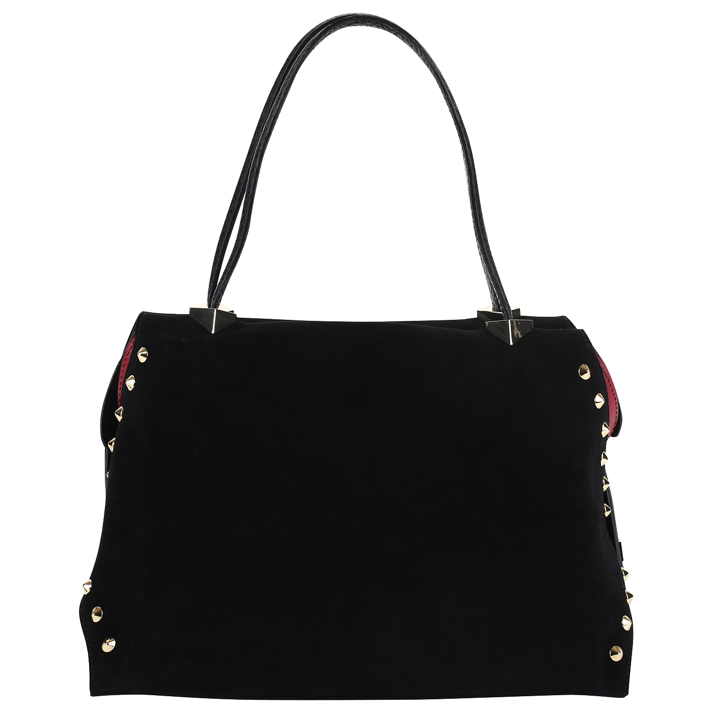 Carlo Salvatelli Черная комбинированная сумка