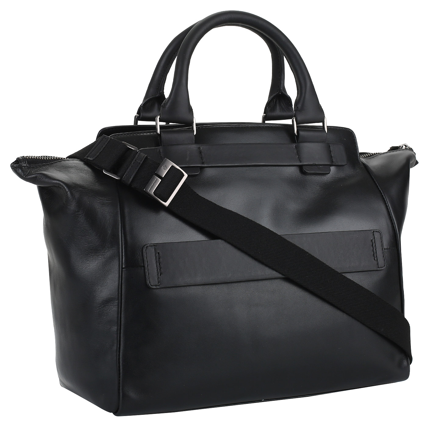 Кожаная сумка с тремя отделами Piquadro Cube