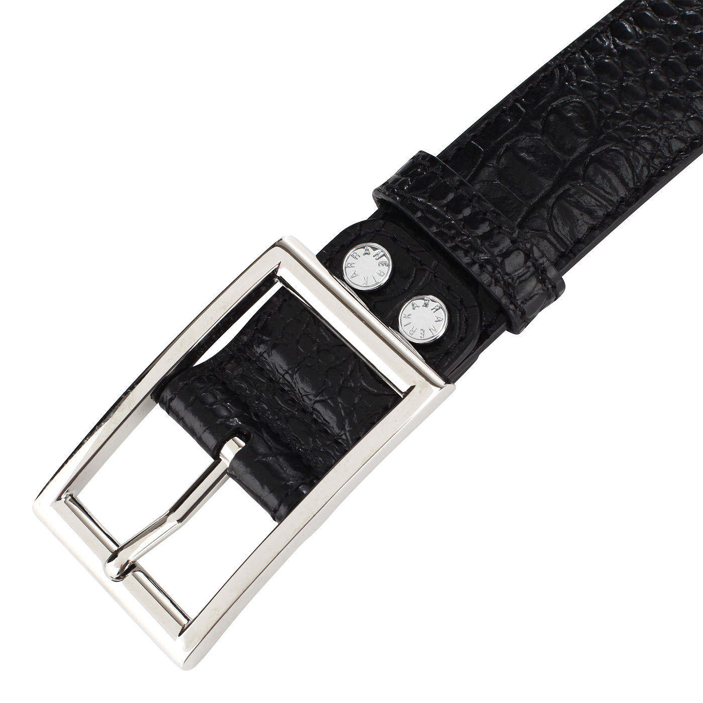 Черный ремень с отделкой Neri Karra 