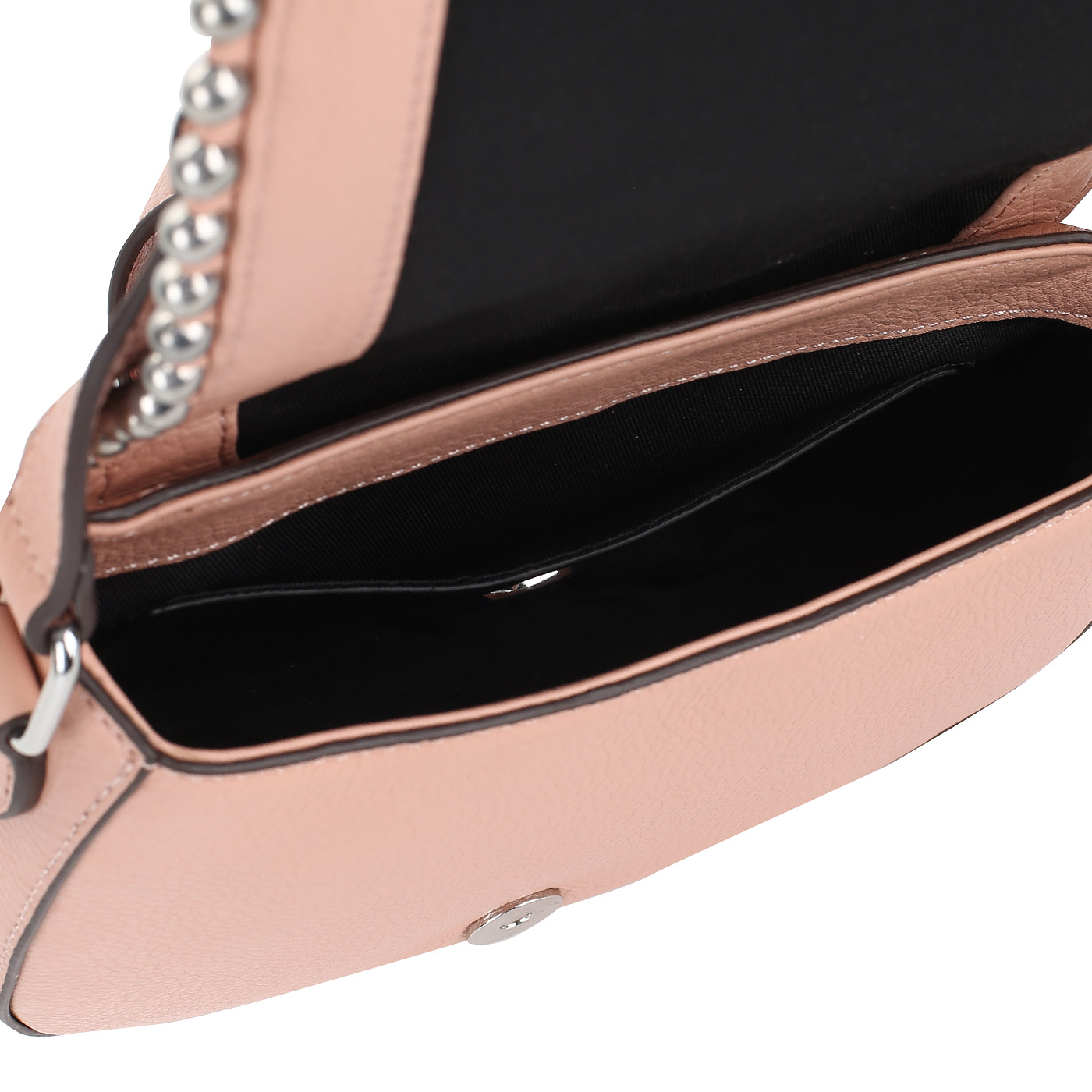 Женская сумочка-седло из кожи Love Moschino Pallina