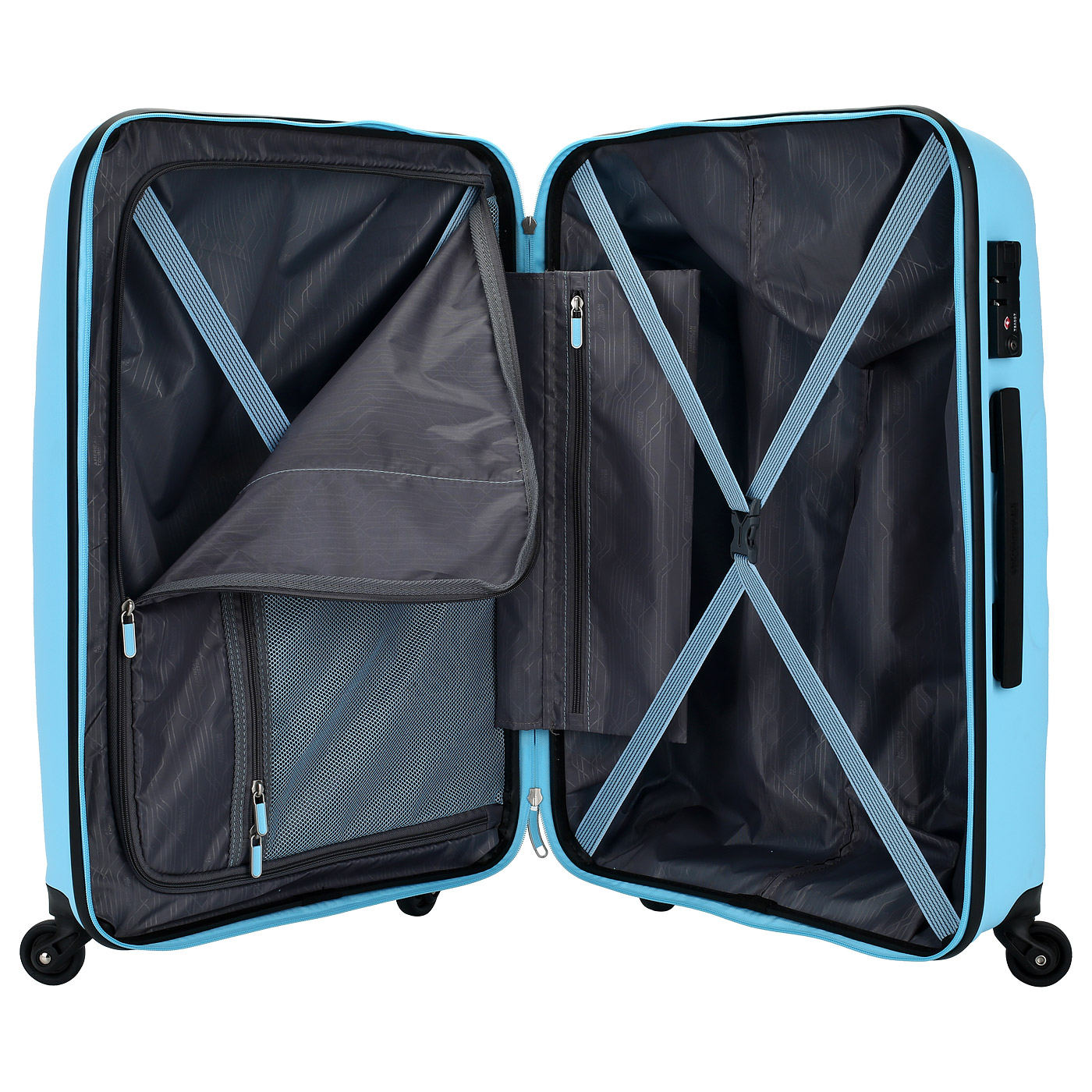 Чемодан средний M из полипропилена с кодовым замком American Tourister Bon Air