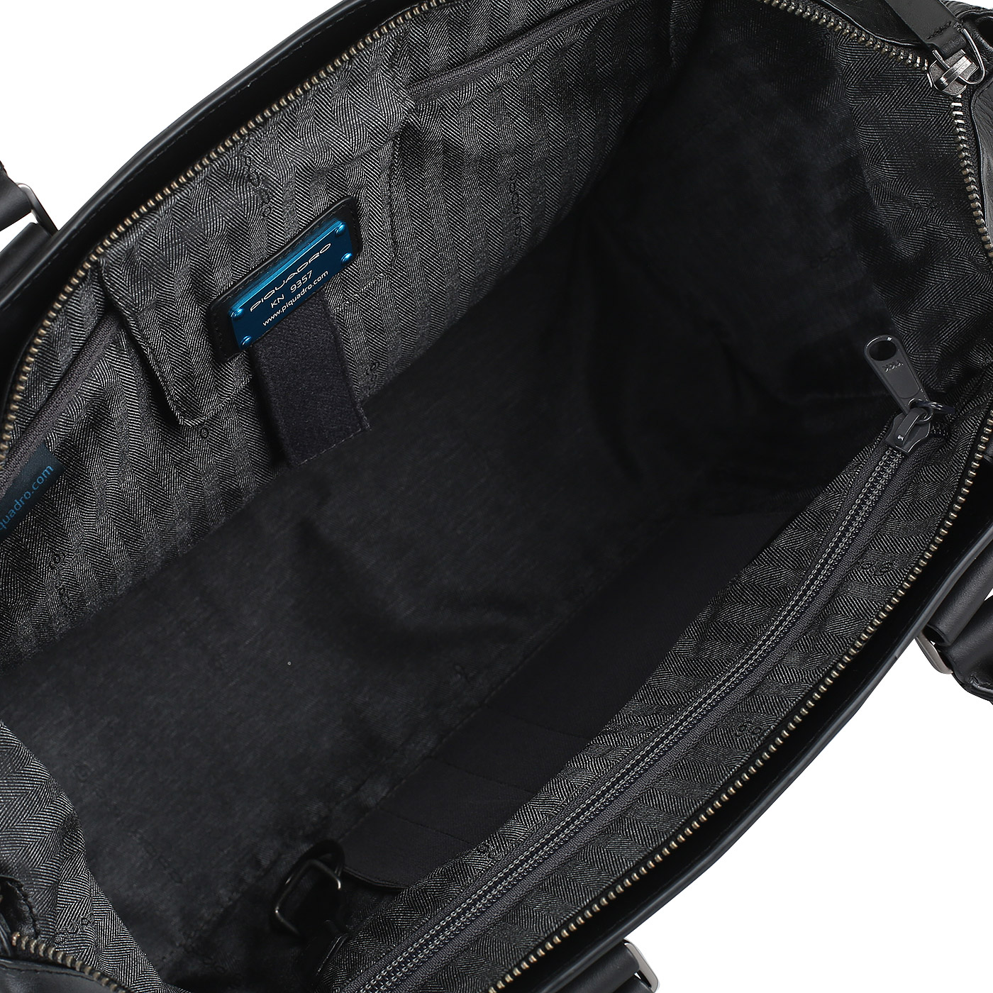 Кожаная сумка с тремя отделами Piquadro Cube