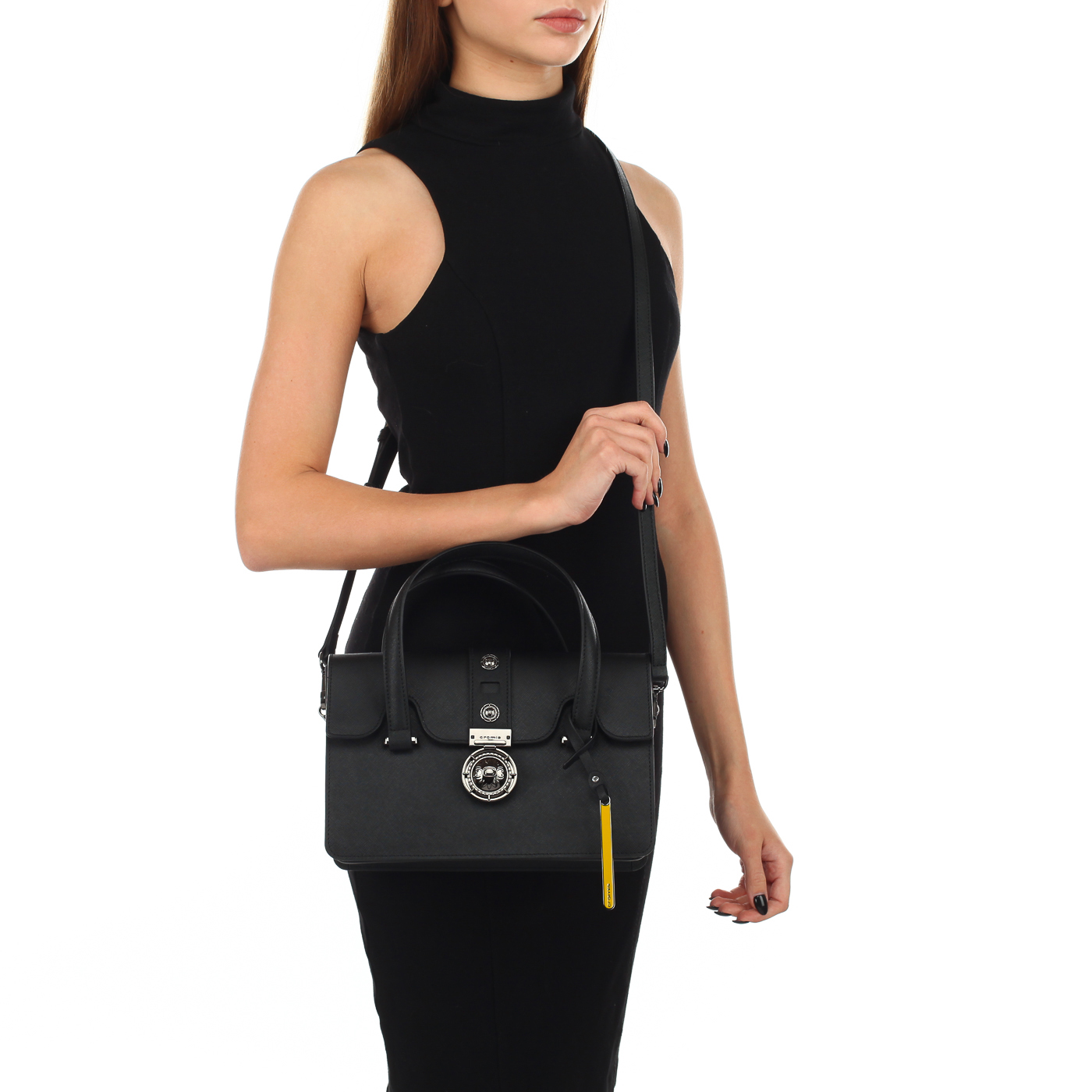 Черная сумка Cromia Gloria