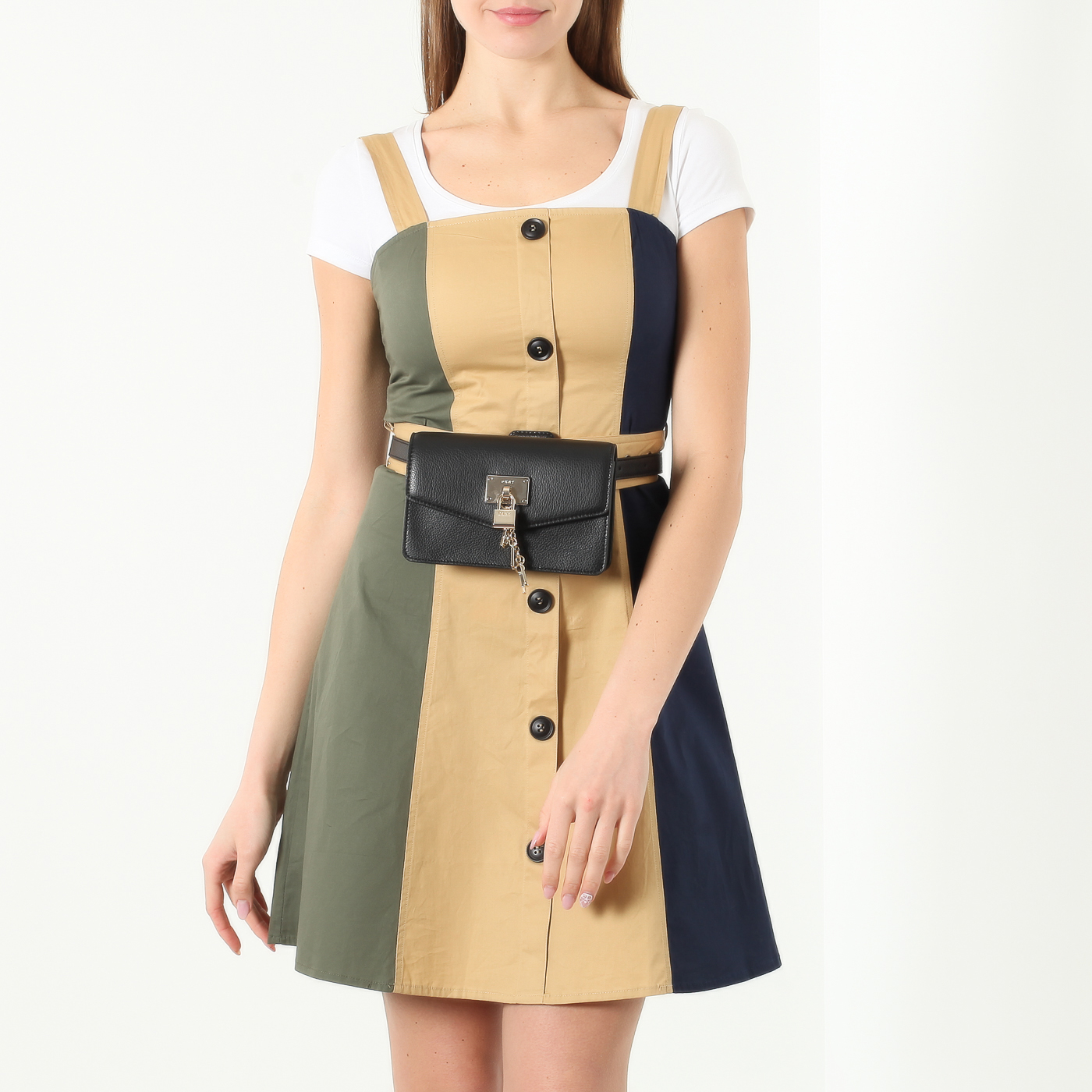 Кожаная поясная сумочка DKNY Elissa