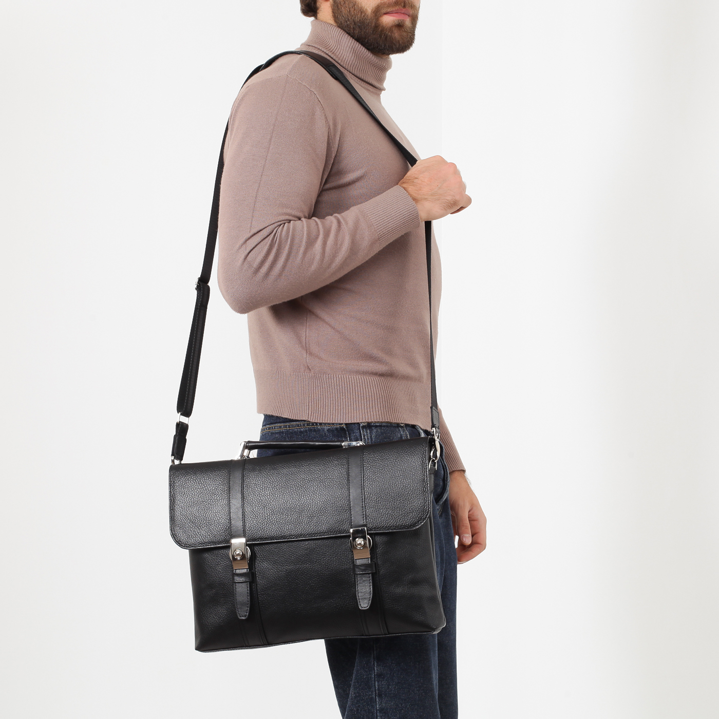 Портфель с плечевым ремнем Stevens 