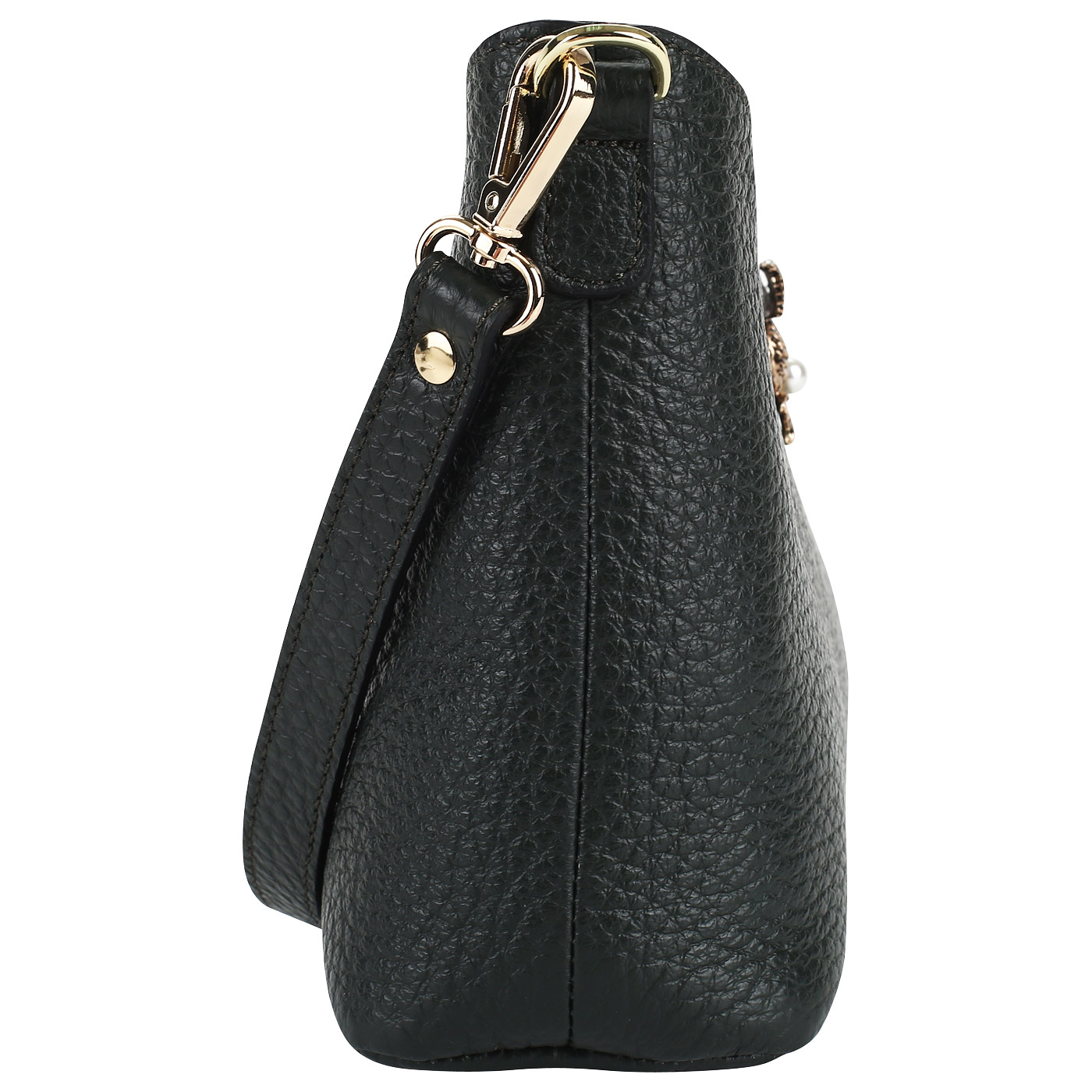 Сумочка из зеленой кожи Chatte 