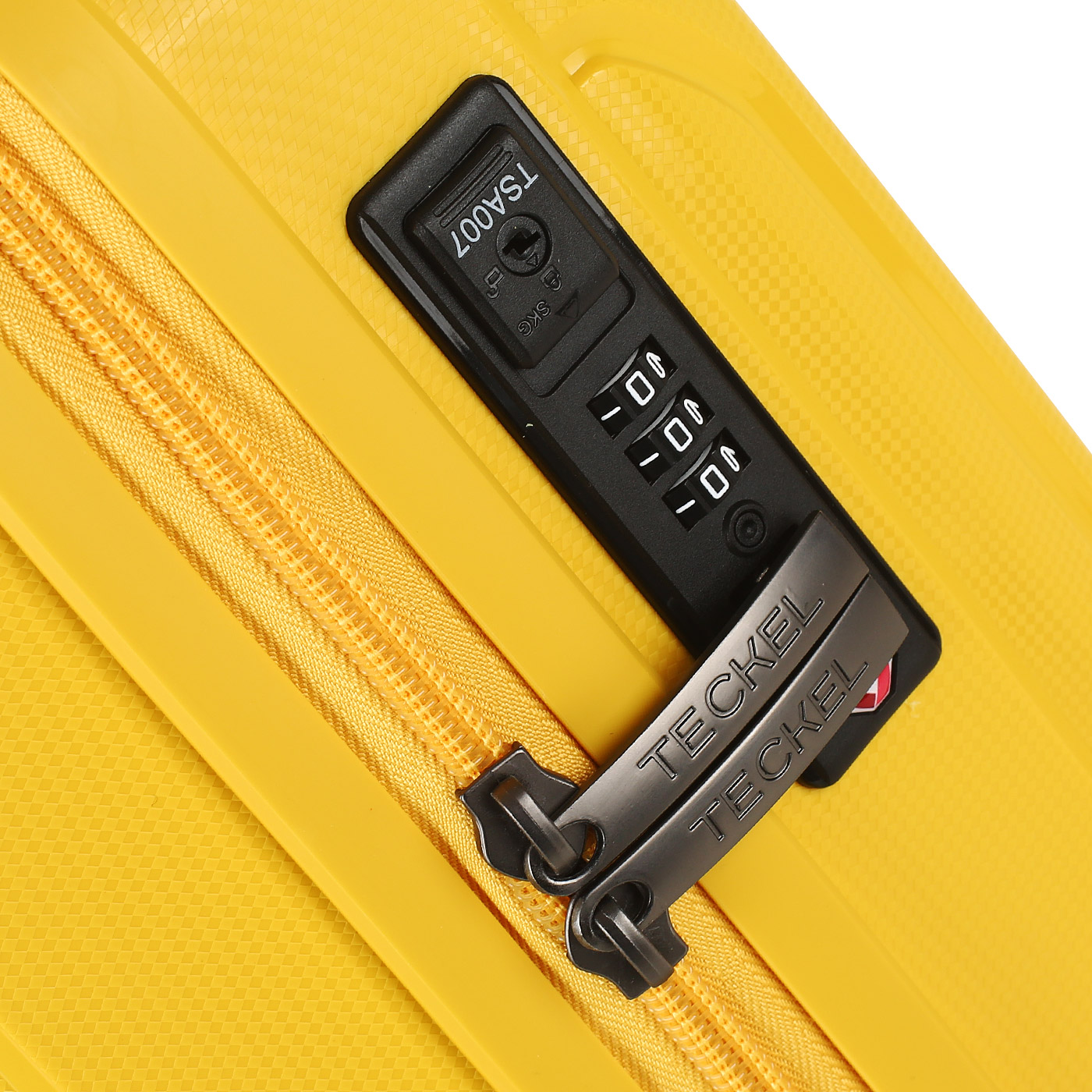 Чемодан маленький S из полипропилена с кодовым замком Teckel Avenue