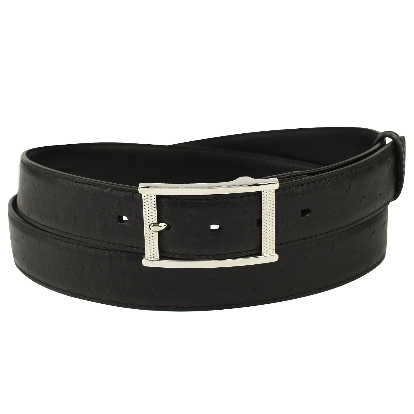 Neri Karra Черный кожаный ремень с отделкой