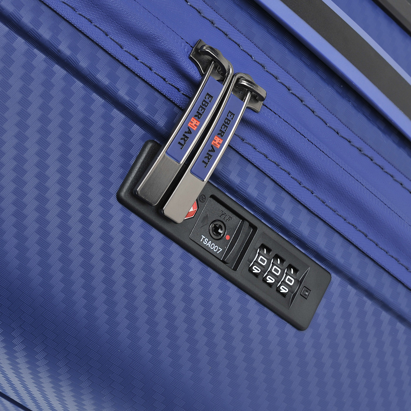 Чемодан средний M из полипропилена с кодовым замком Eberhart Vortex