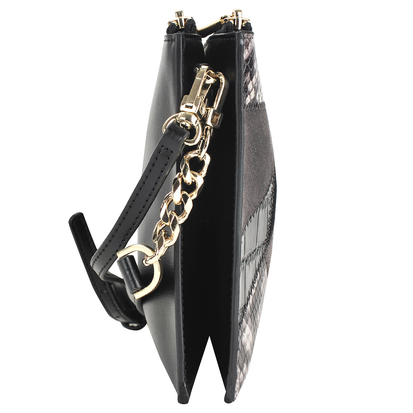 Маленькая женская сумка в стиле пэчворк Cavalli Class Panthera Prestige