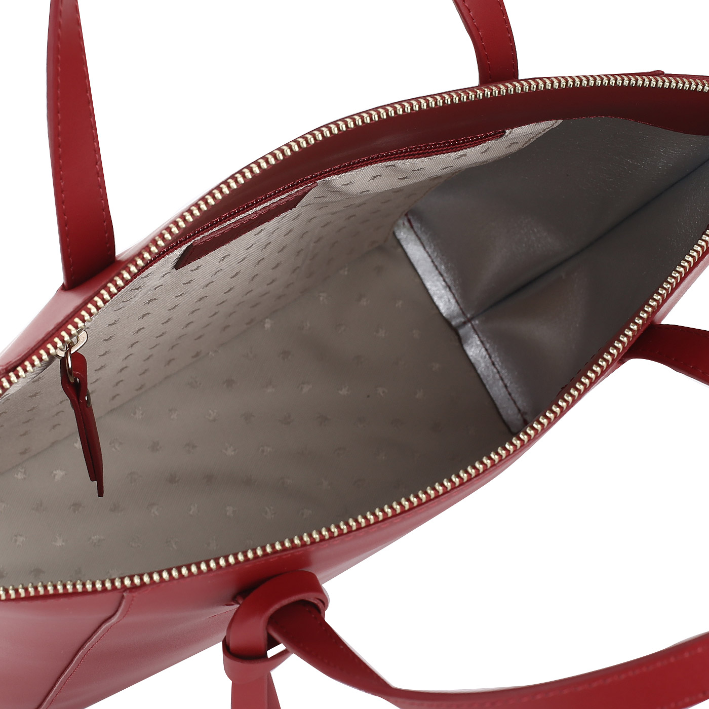 Красная кожаная сумка Aurelli 