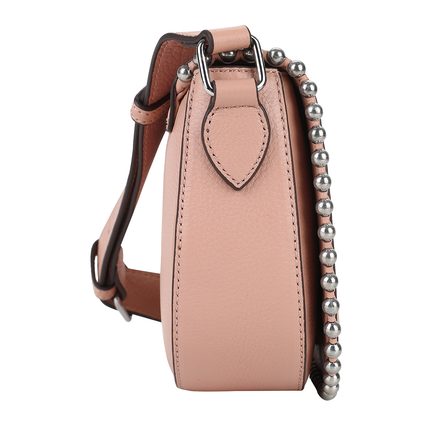 Женская сумочка-седло из кожи Love Moschino Pallina