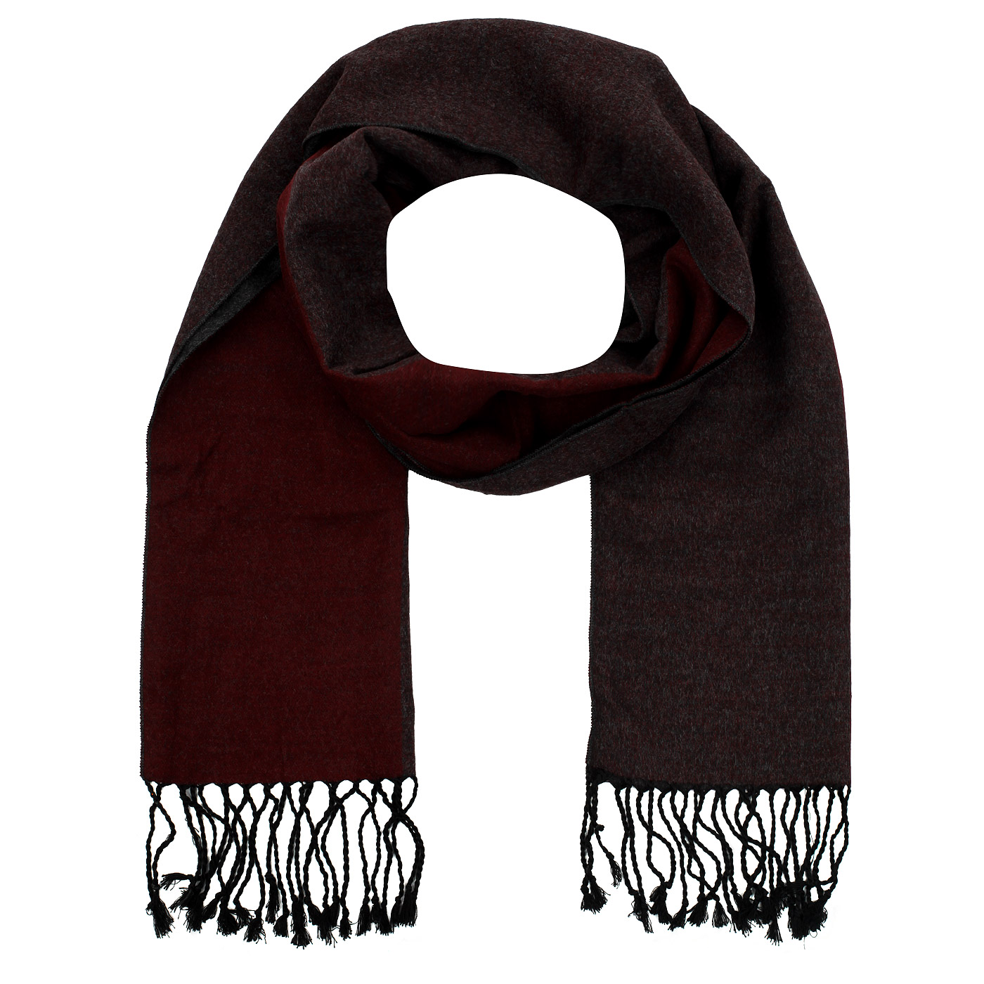 Dr. Koffer Мужской шарф бордового цвета