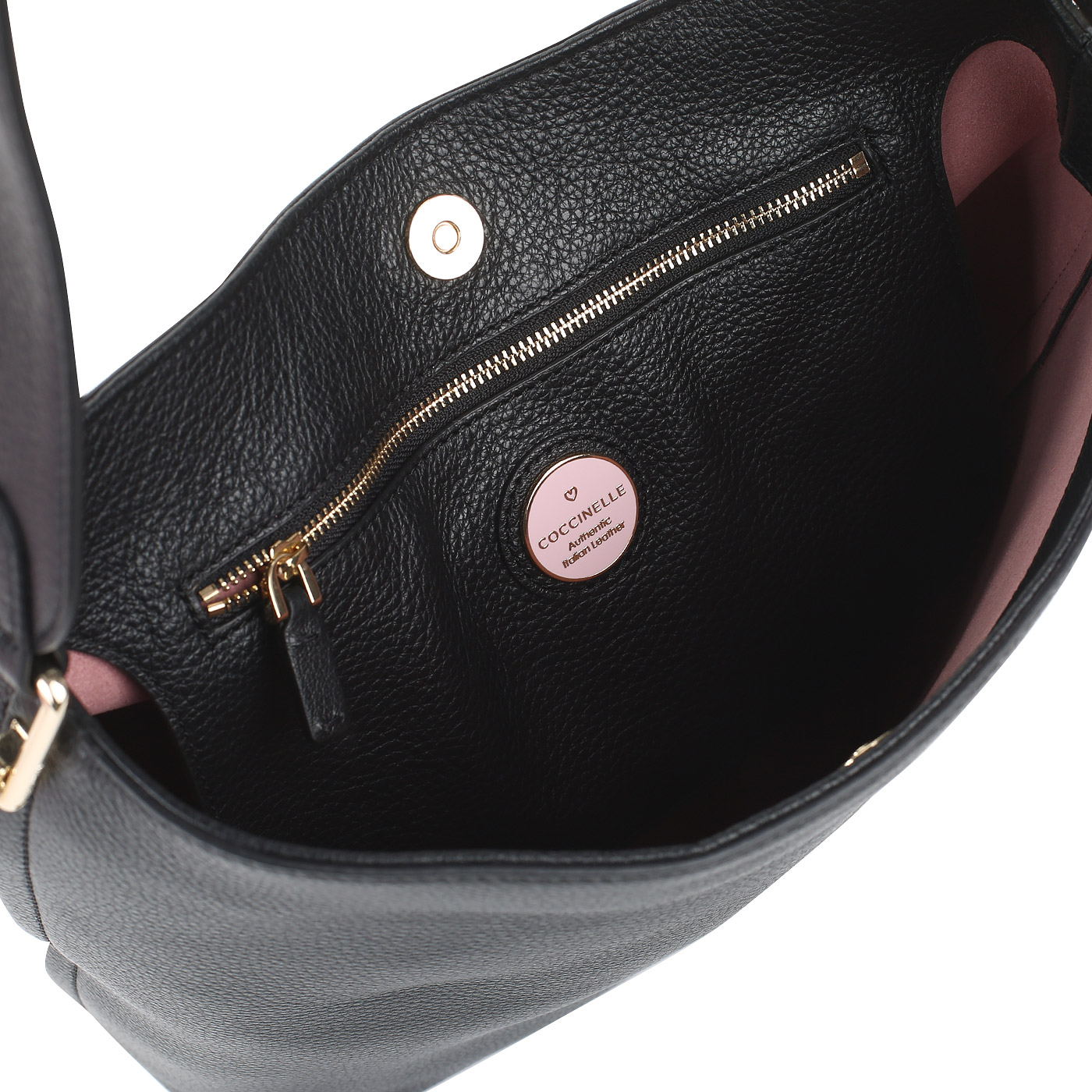 Кожная сумка-хобо Coccinelle Frenchy