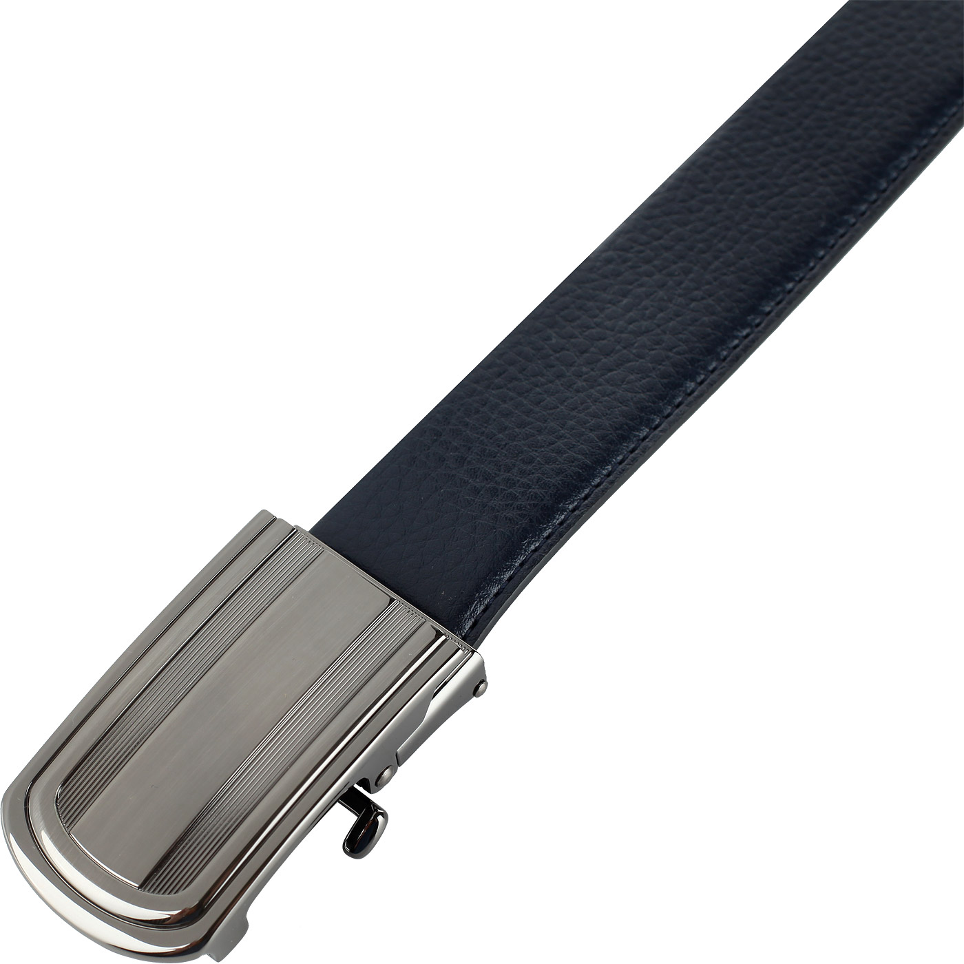 Мужской синий ремень из натуральной кожи Anthoni Crown 