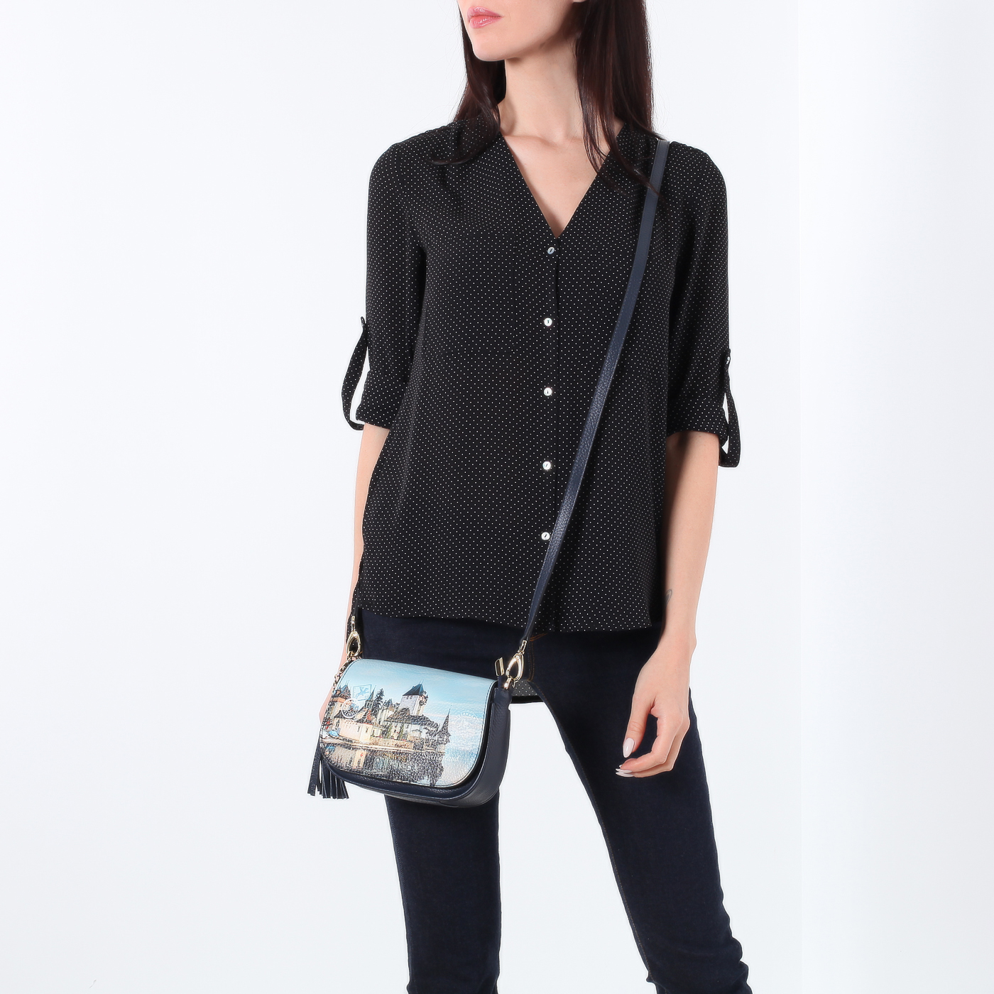 Кожаная сумочка Chatte Lille