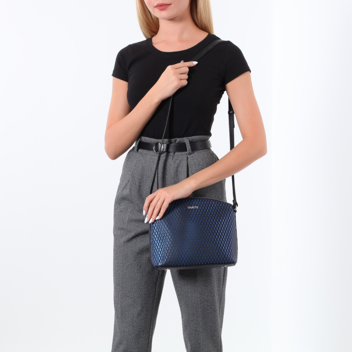 Сумка с тиснением Chatte 