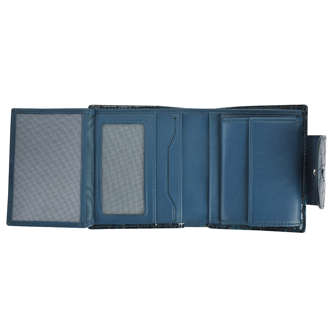 Женское портмоне с отделкой под крокодиловую кожу Aurelli Divine