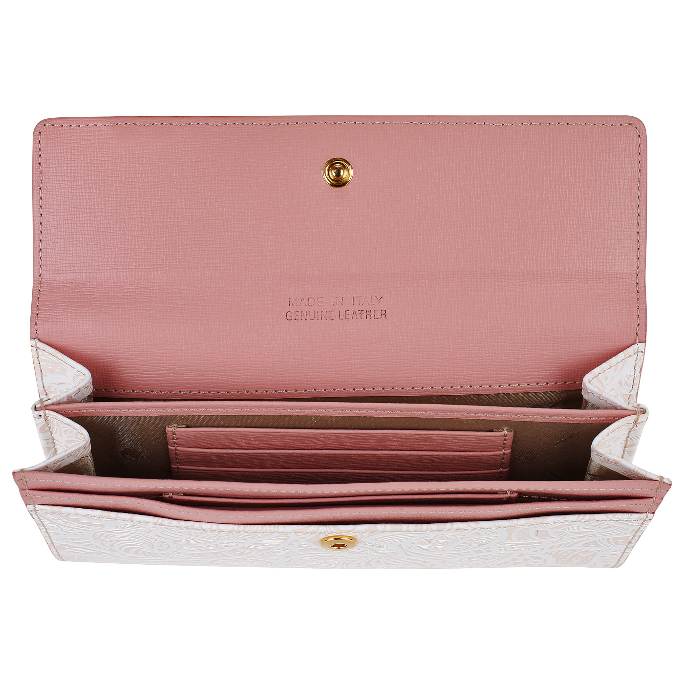 Кожаный кошелек с тиснением Chatte Bloom