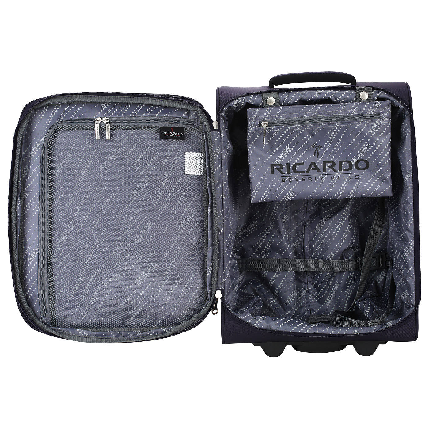 Чемодан для ручной клади тканевый с кодовым замком Ricardo Dana Drive