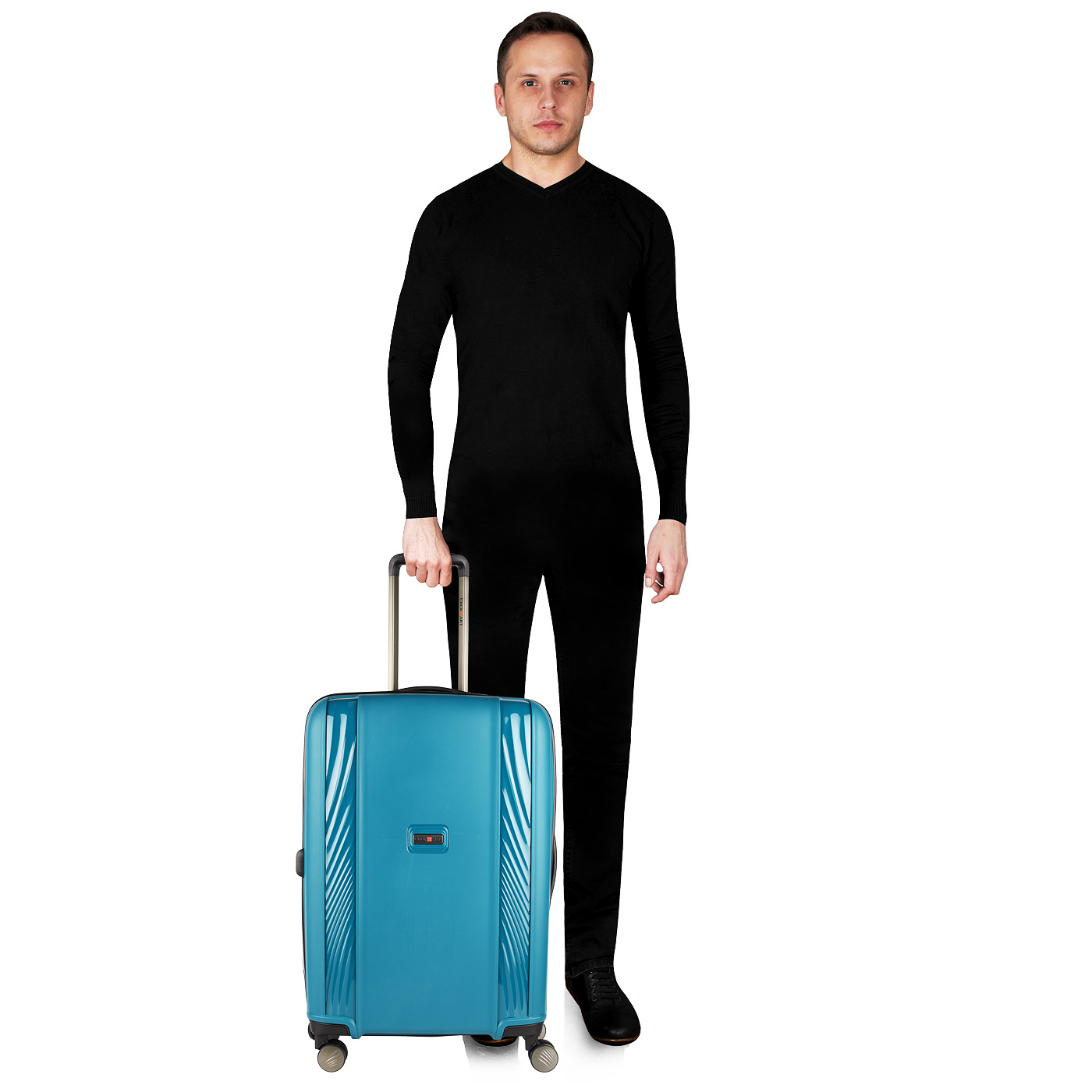 Чемодан средний M из полипропилена Eberhart Storm