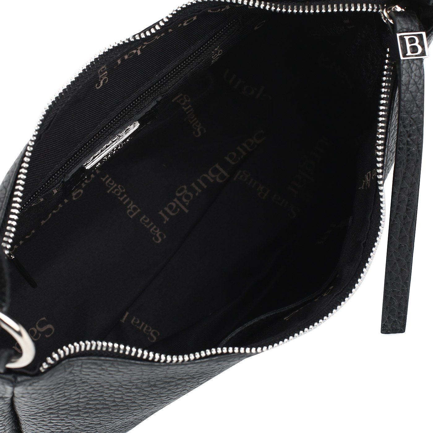 Черная сумка на молнии Sara Burglar Mia Querida