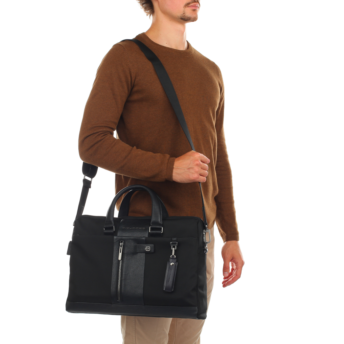 Деловая сумка с двумя отделами Piquadro Brief