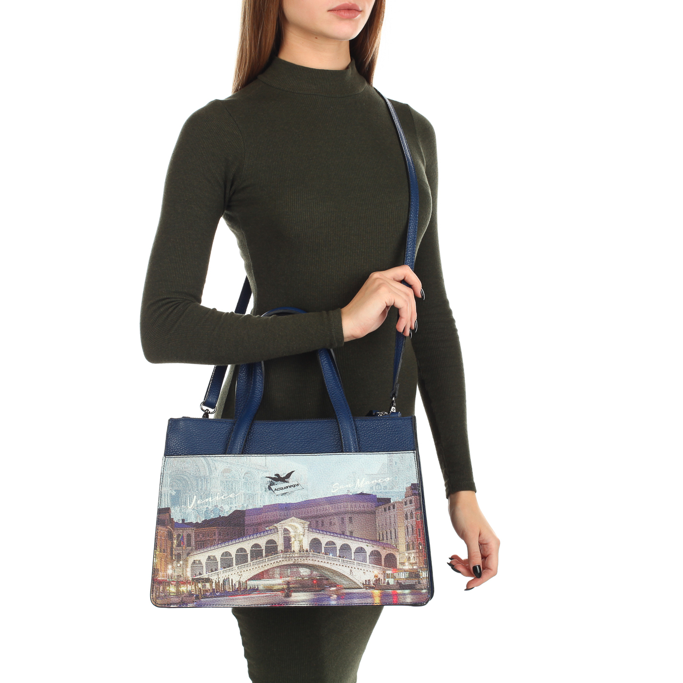 Сумка с тремя отделениями Acquanegra Venezia