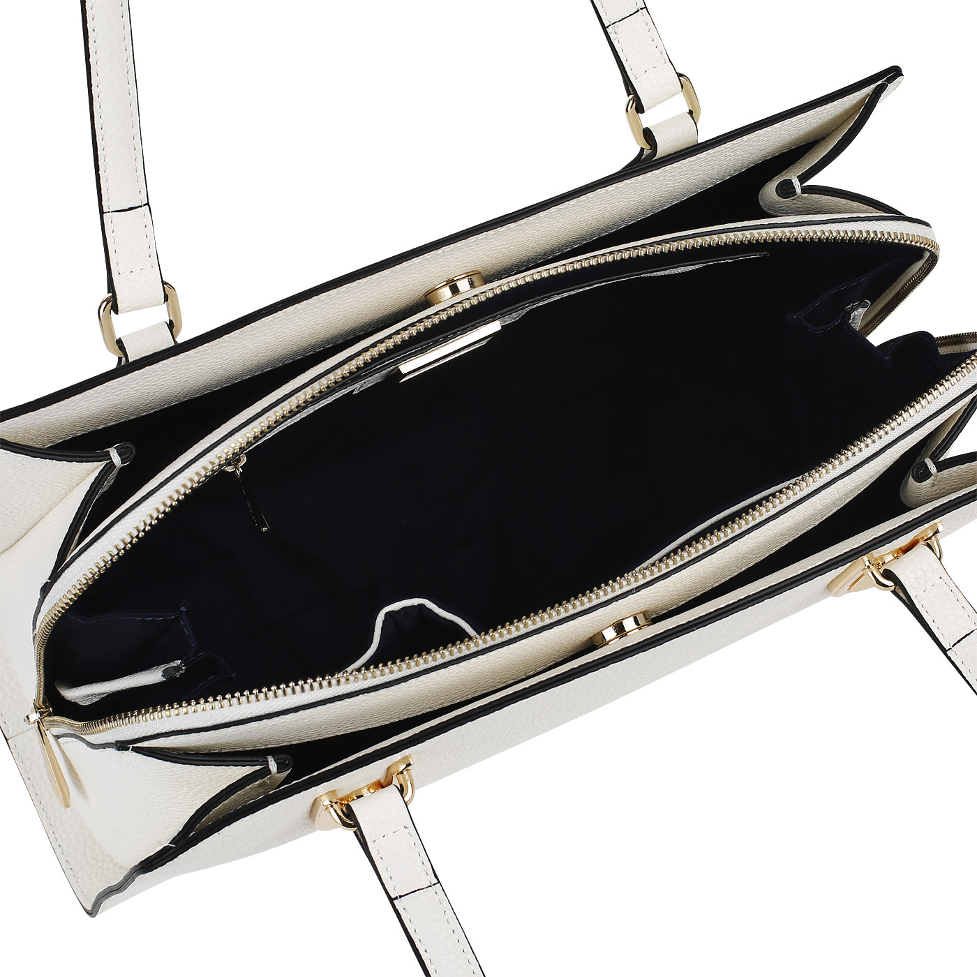 Сумка из белой кожи Cromia Mina