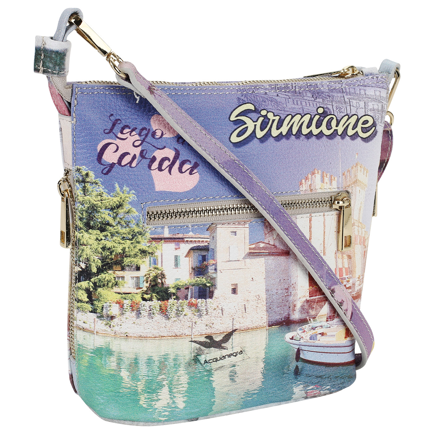 Сумочка со съемным ремешком Acquanegra Sirmione
